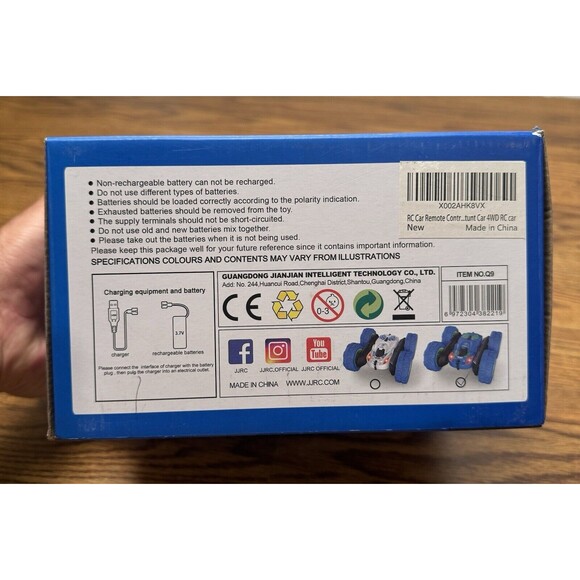 HYPER WHEELS RC STUNT CAR, URIC., RCCR. Original Box, Tested, Works Great‎ - Picture 13 of 14